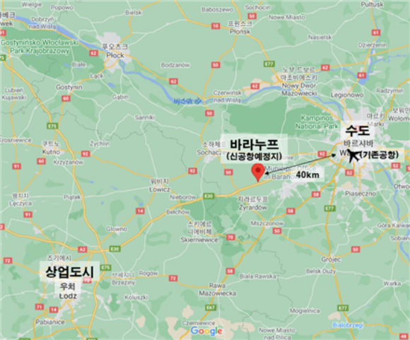 신공항 예정지 위치도/국토부