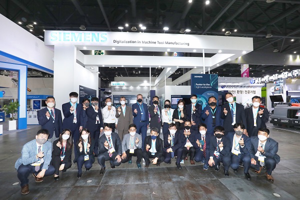 한국지멘스 디지털 인더스트리, ‘SIMTOS 2022’ 프레스투어 개최(사진=한국지멘스)