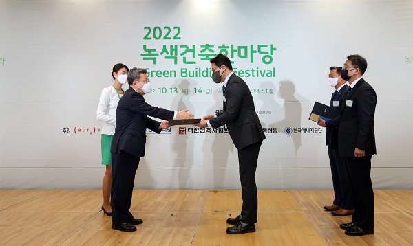 수상자 삼우씨엠 김재문 이사(사진=삼우씨엠건축사사무소)